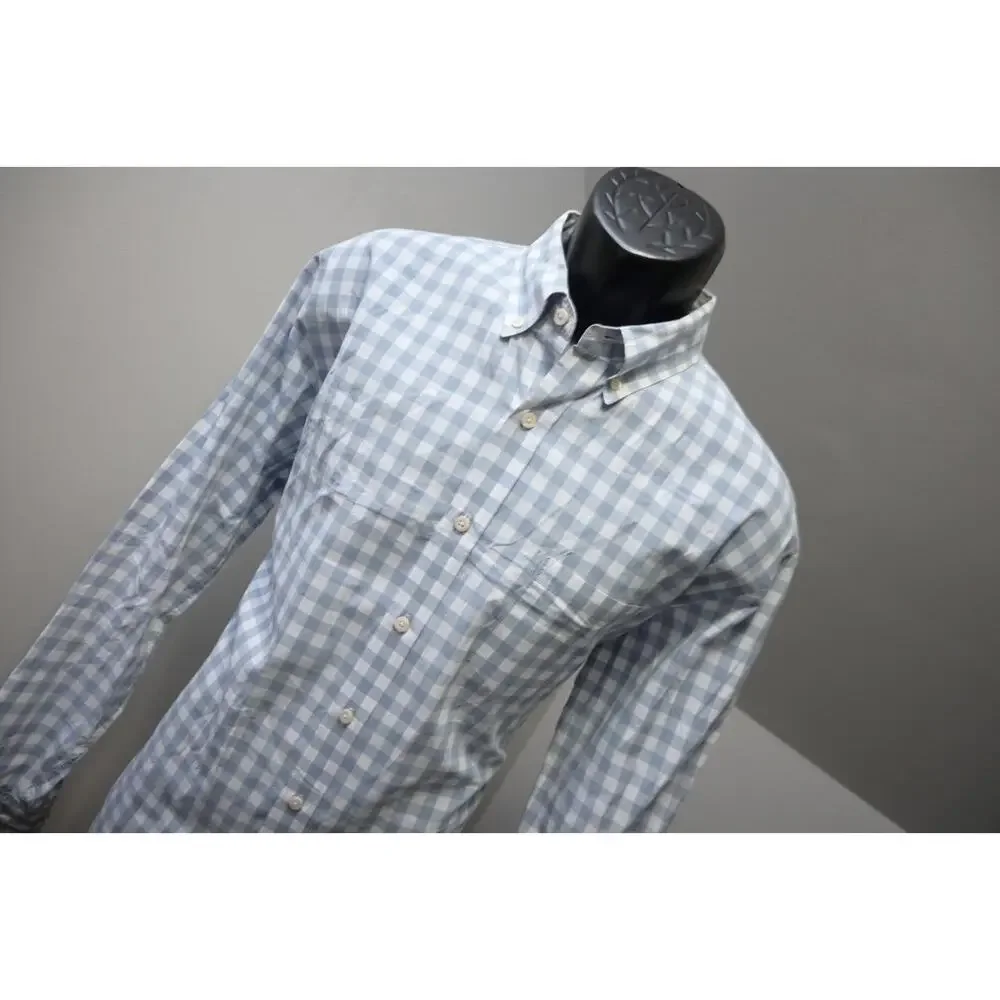 J Crew Casual Plaid Dress Shirt Button Up Front Pocket Long Sleeve Mens Sz Large